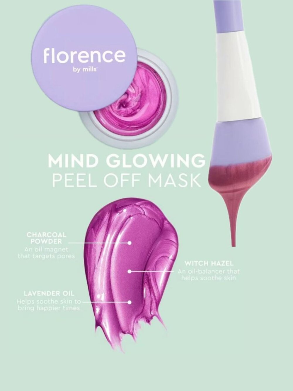 florence by mills Mind Glowing Peel Off Mask